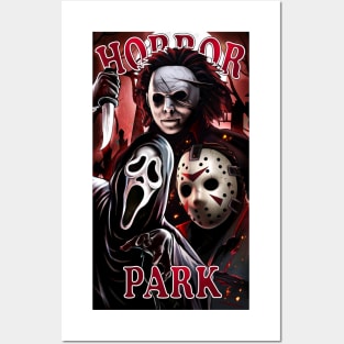 Halloween Horror Park Posters and Art